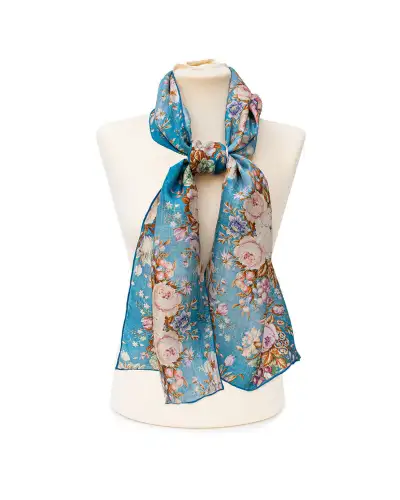 Scarves Fox and Chave Antique Floral Rose Silk Habotai Scarf £32.00