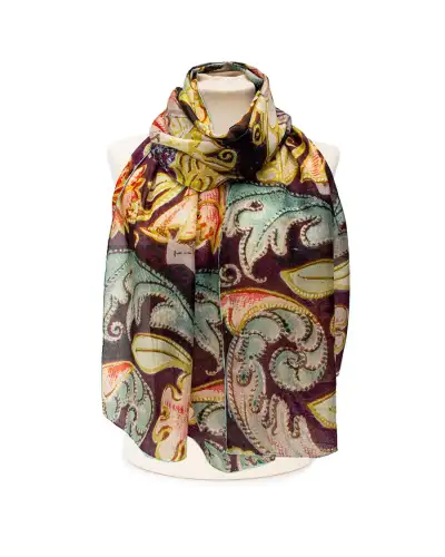 Scarves Fox and Chave Renaissance Jewel Silk Habotai Scarf £37.00