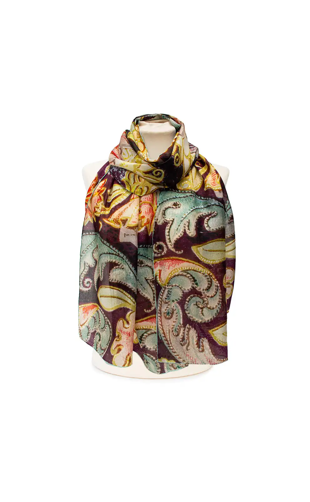 Scarves Fox and Chave Renaissance Jewel Silk Habotai Scarf £37.00