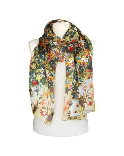 Scarves Fox and Chave Botticelli Spring Silk Habotai Scarf £37.00