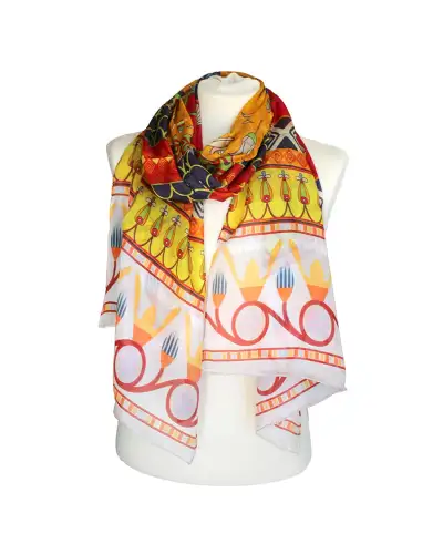 Scarves Fox and Chave Egyptian Lotus Flower Silk Habotai Scarf £50.00