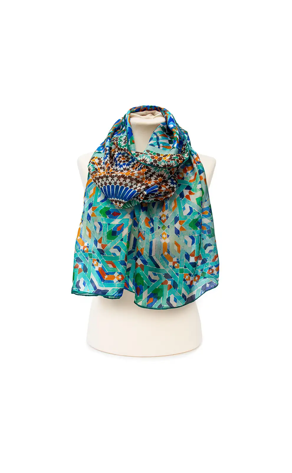 Scarves Fox and Chave Marrakesh Silk Habotai Scarf £37.00