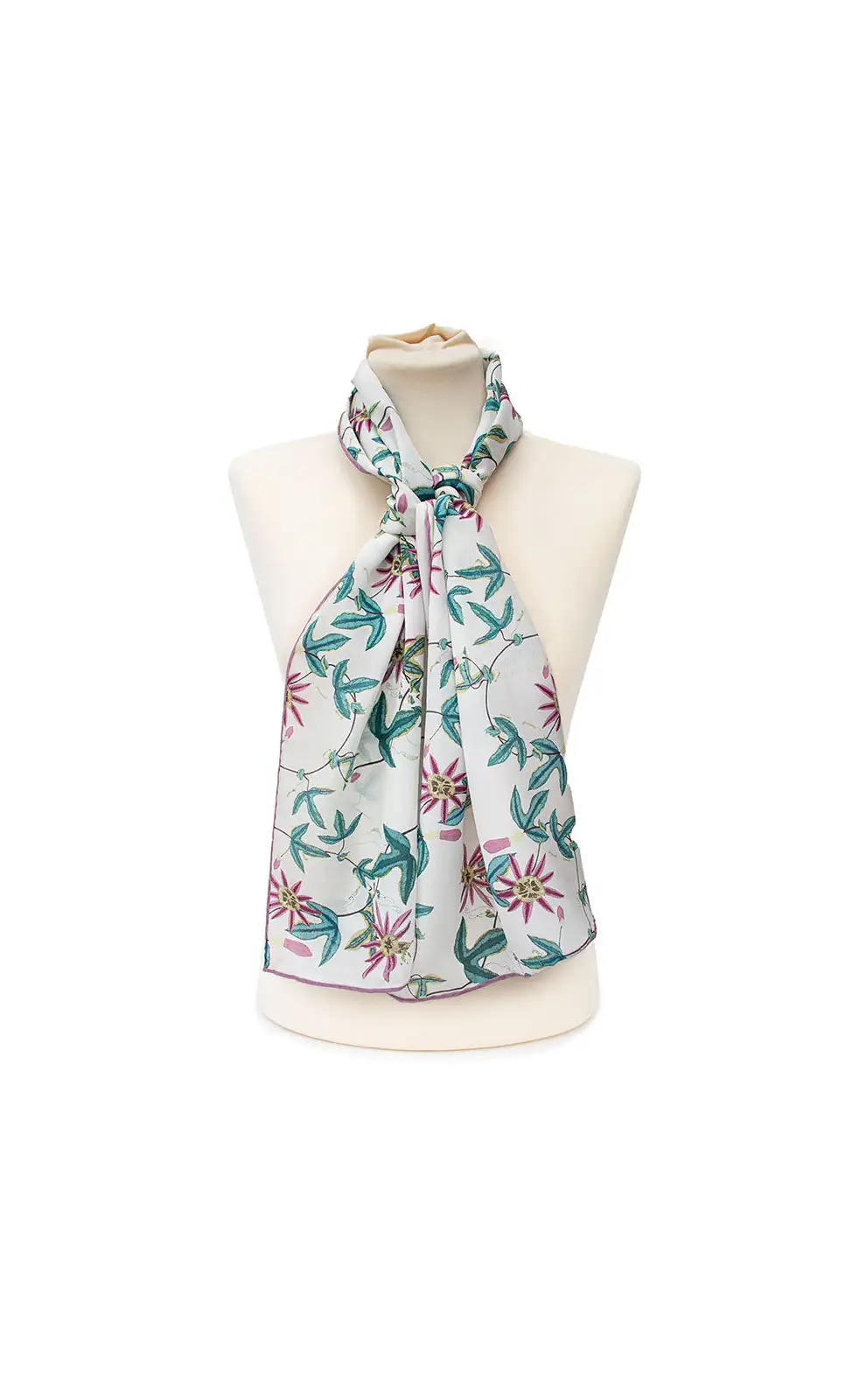 Scarves Fox and Chave Passiflora Crêpe De Chine Scarf £34.00