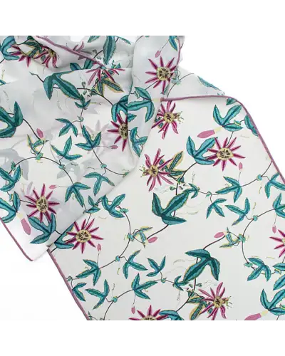 Scarves Fox and Chave Passiflora Crêpe De Chine Scarf £34.00