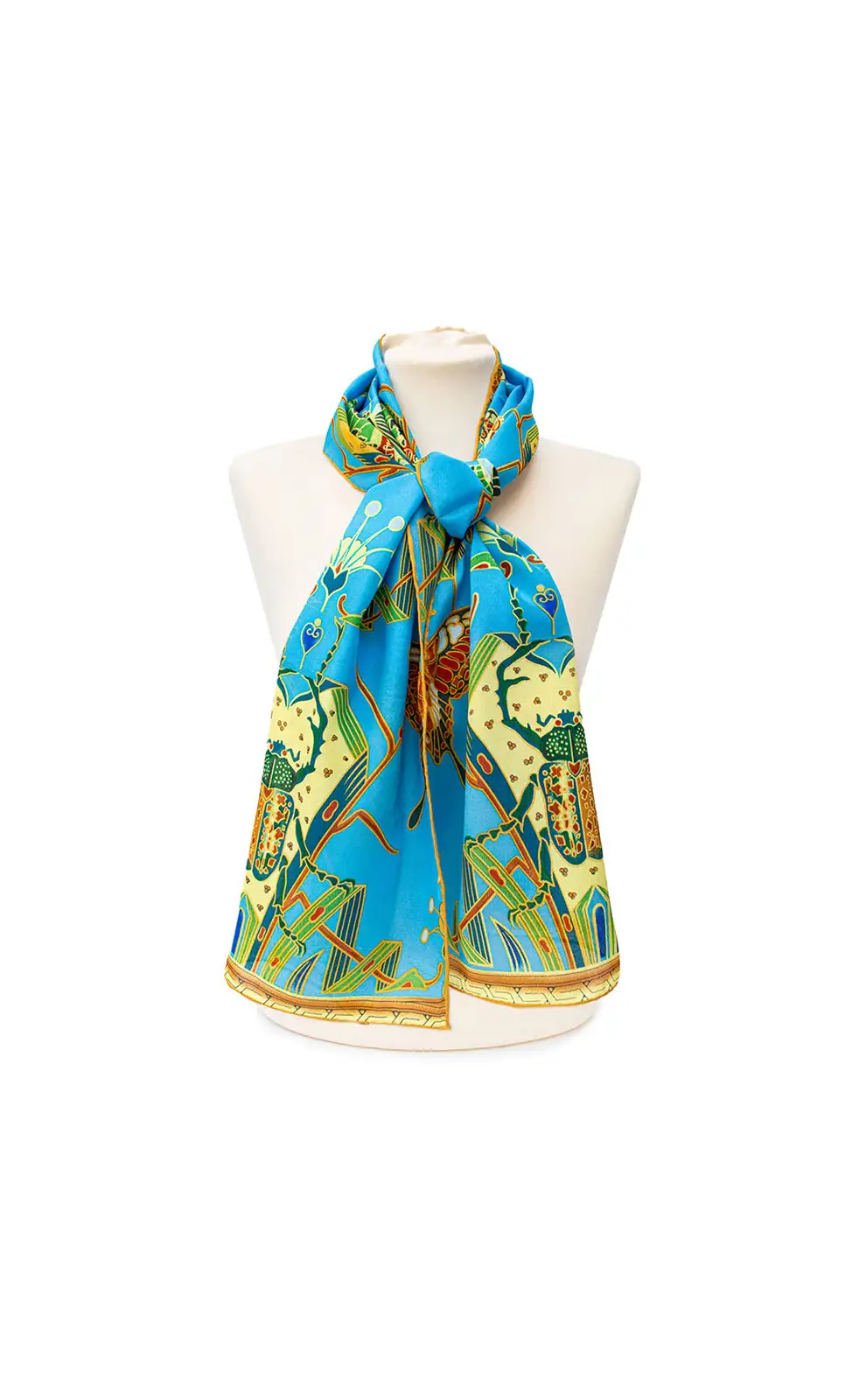 Scarves Fox and Chave Ornate Dresser Crêpe De Chine Scarf £34.00
