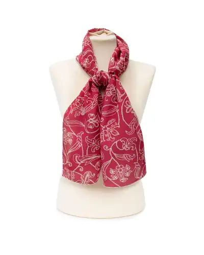 Scarves Fox and Chave Curtain Textile Crêpe De Chine Scarf £34.00