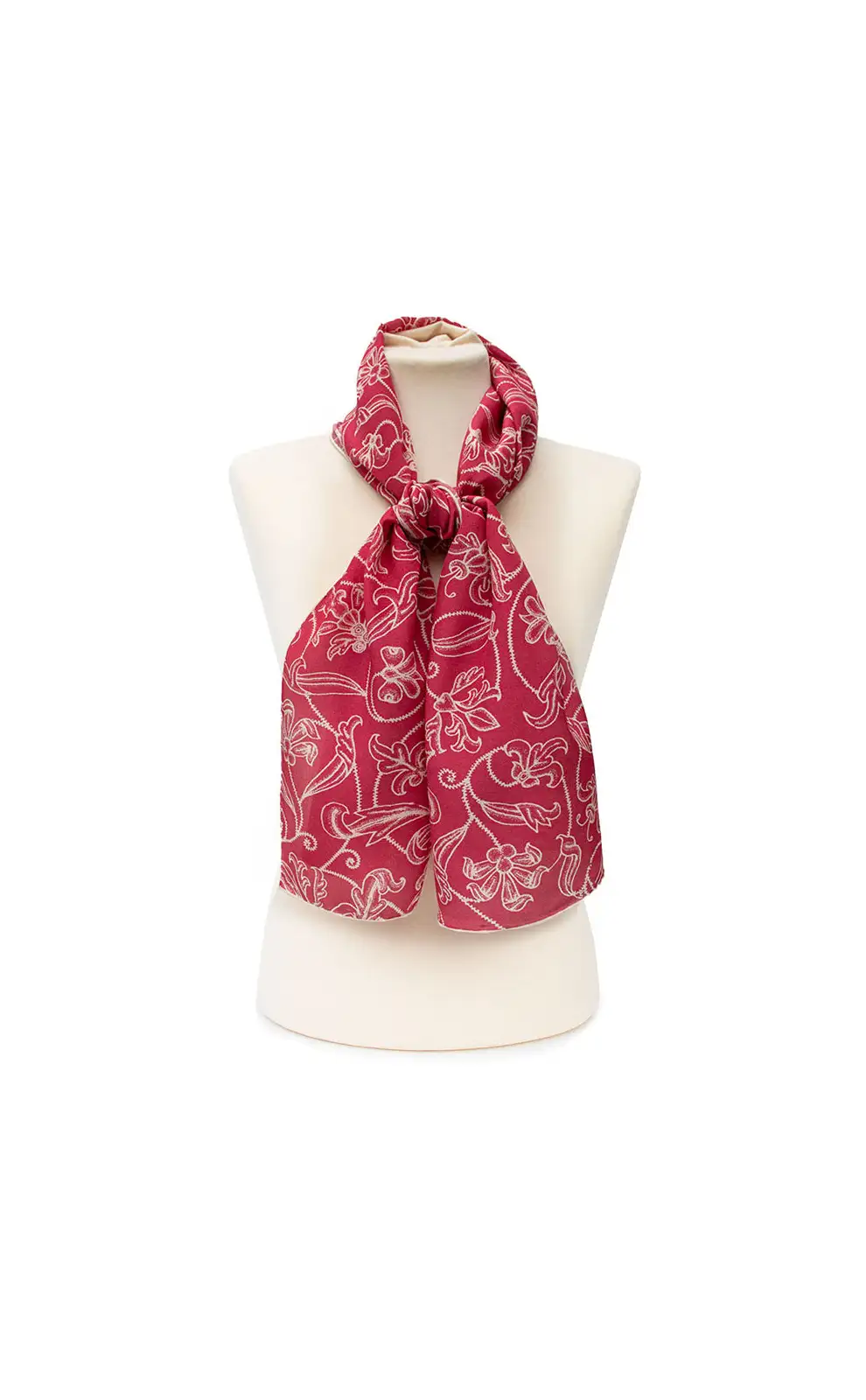 Scarves Fox and Chave Curtain Textile Crêpe De Chine Scarf £34.00