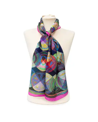 Scarves Fox and Chave Modernist Quilt Crêpe De Chine Scarf £34.00