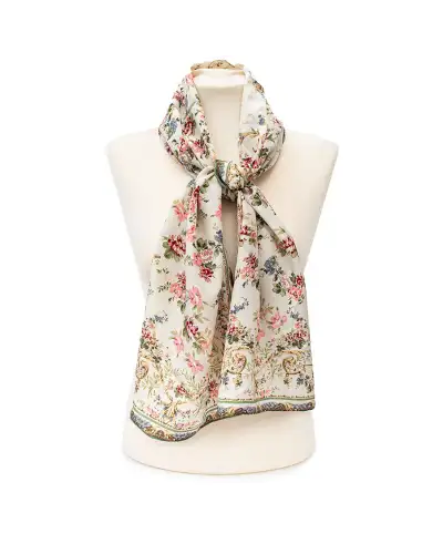 Scarves Fox and Chave Aubusson Crêpe De Chine Scarf £34.00