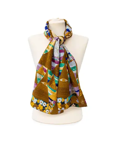Scarves Fox and Chave Klimt Expectation Crêpe De Chine Scarf £34.00