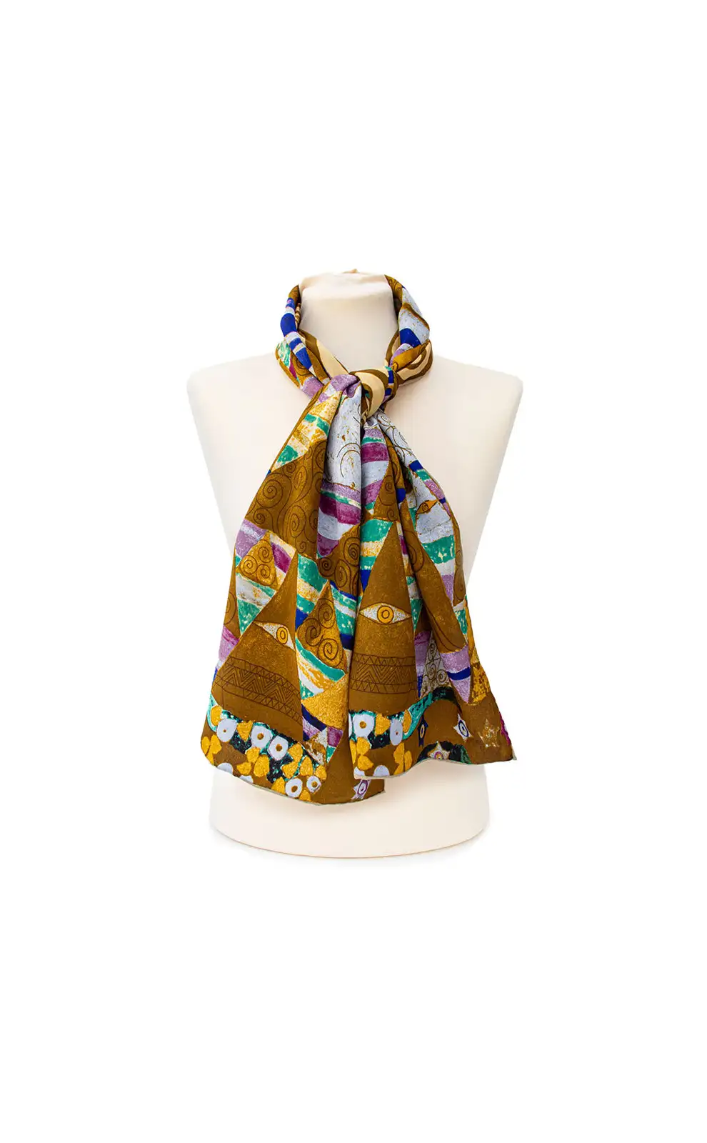 Scarves Fox and Chave Klimt Expectation Crêpe De Chine Scarf £34.00