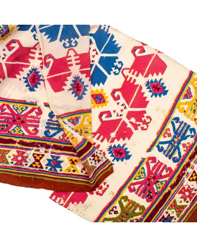 Scarves Fox and Chave Kilim Multi Crêpe De Chine Scarf £34.00