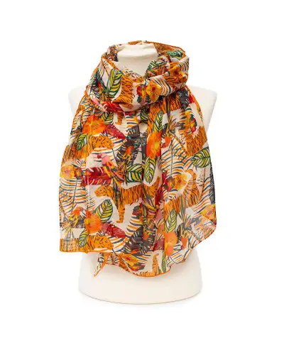Scarves Fox and Chave Tiger Modal Scarf £19.00