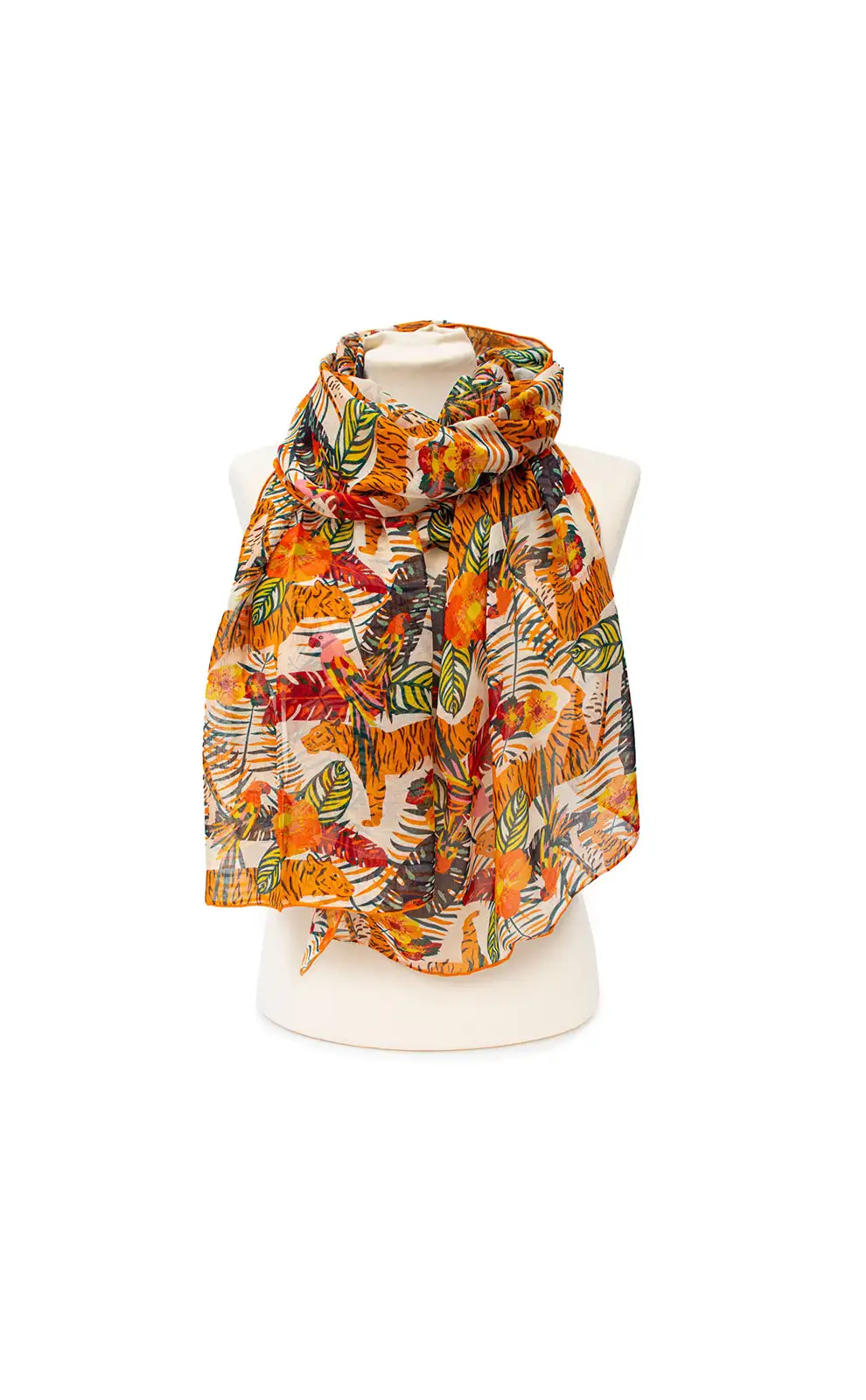 Scarves Fox and Chave Tiger Modal Scarf £19.00