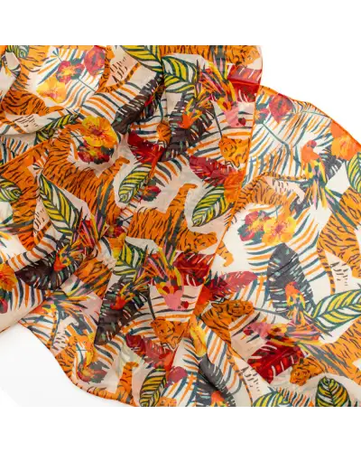 Scarves Fox and Chave Tiger Silk Modal Scarf £19.00