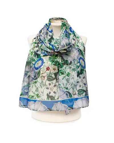 Scarves Fox and Chave Morning Glory Silk Chiffon Scarf £39.00