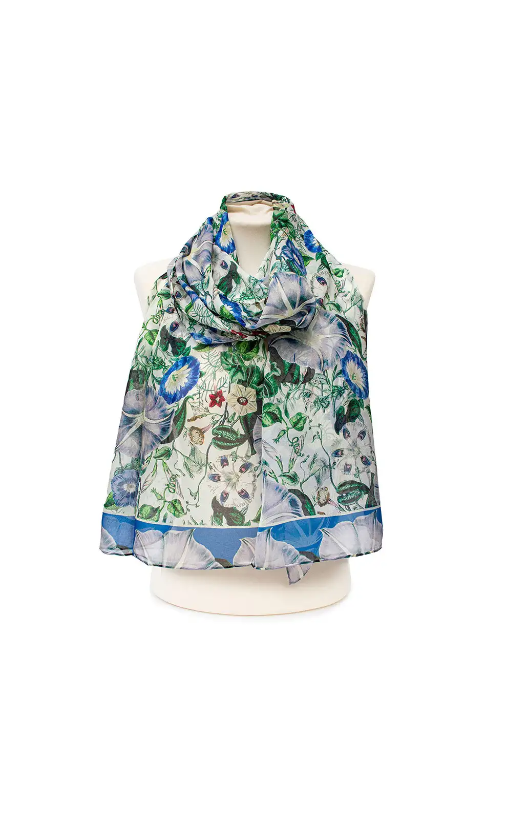 Scarves Fox and Chave Morning Glory Silk Chiffon Scarf £39.00
