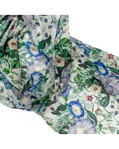 Scarves Fox and Chave Morning Glory Silk Chiffon Scarf £39.00