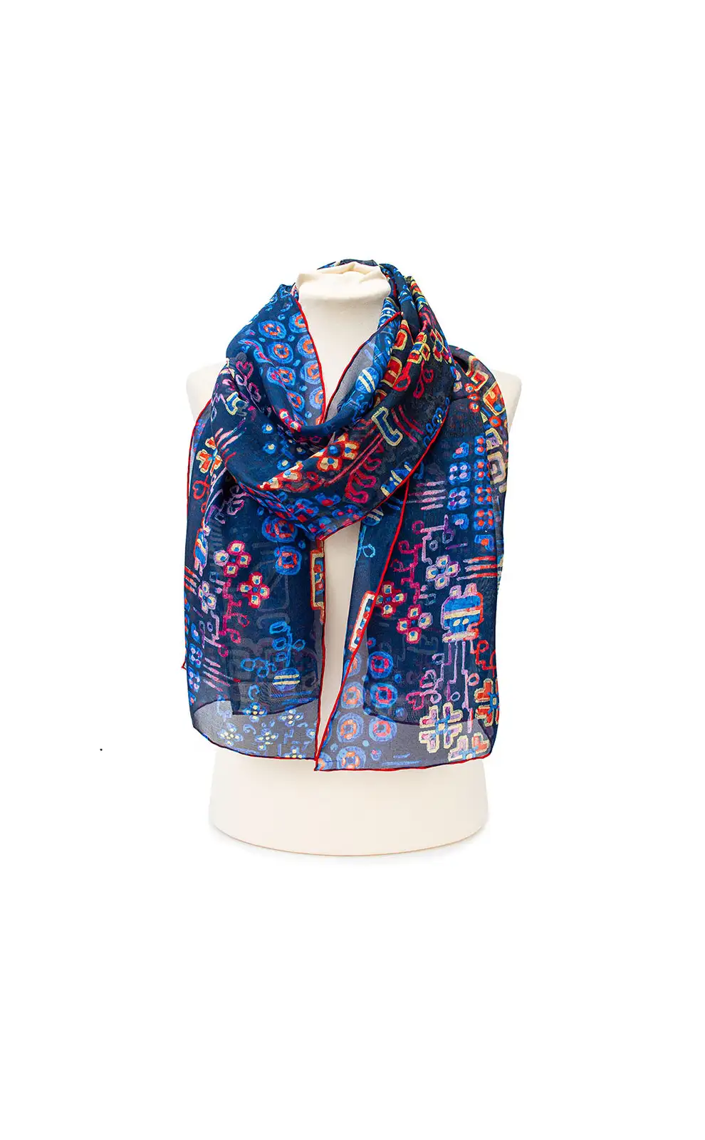 Scarves Fox and Chave Asia Silk Chiffon Scarf £39.00