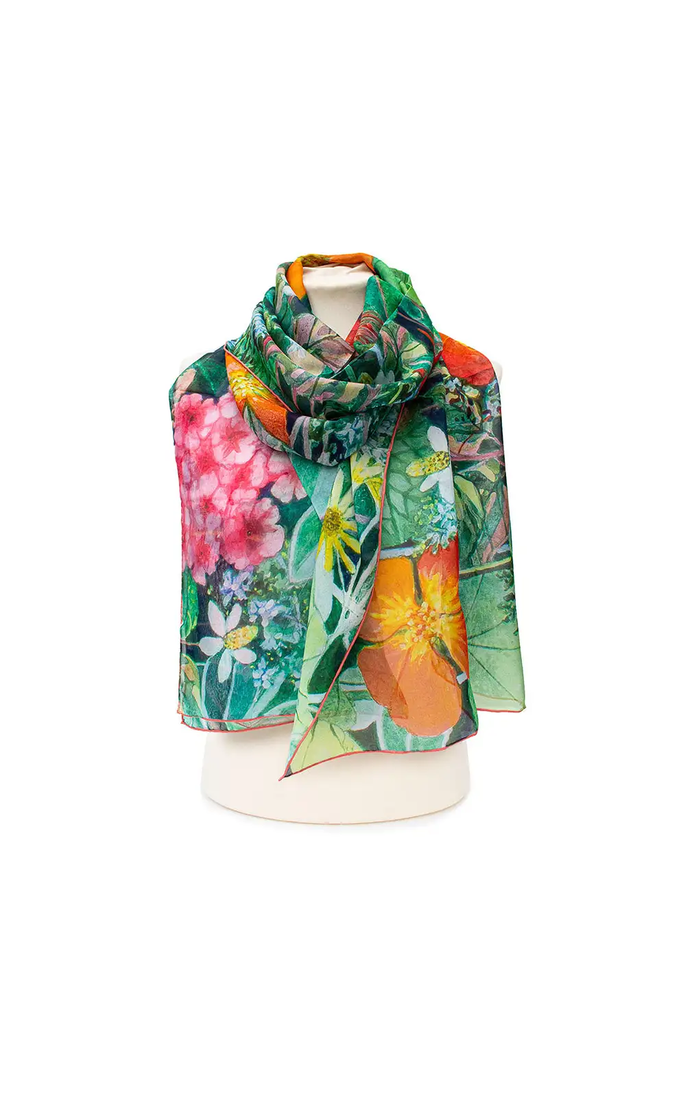 Scarves Fox and Chave Attraction Silk Chiffon Scarf £39.00