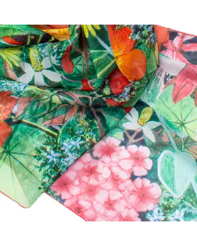 Scarves Fox and Chave Attraction Silk Chiffon Scarf £39.00