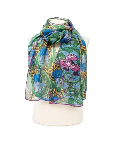 Scarves Fox and Chave Napier Thistle Chiffon Scarf £39.00