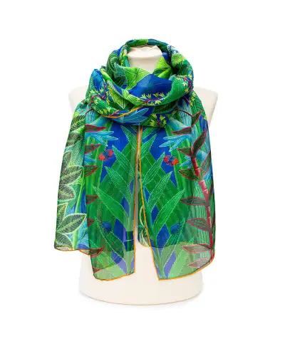 Scarves Fox and Chave Vegetation Chiffon Scarf £39.00