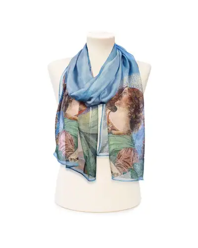 Scarves Fox and Chave Renaissance Angel Silk Chiffon Scarf £39.00