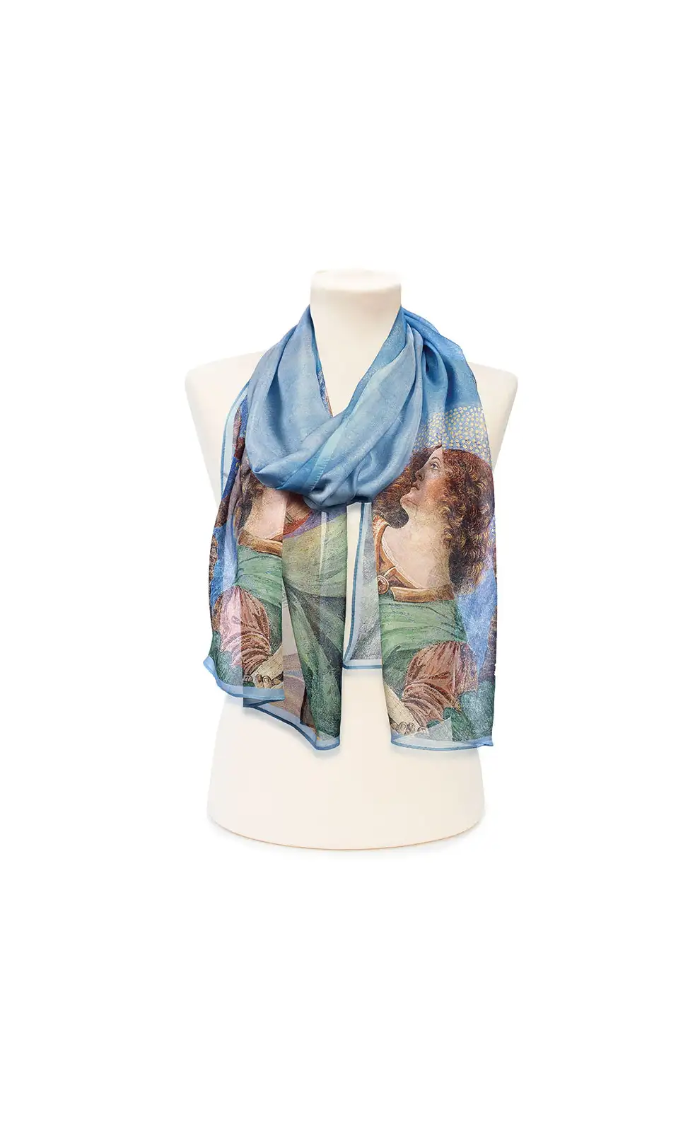 Scarves Fox and Chave Renaissance Angel Silk Chiffon Scarf £39.00