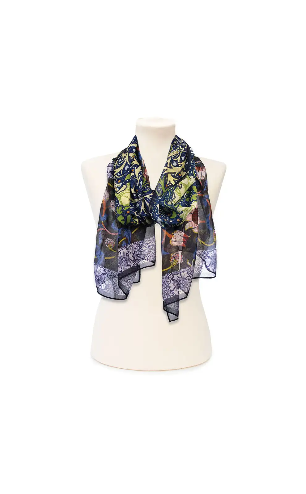 Scarves Fox and Chave Morris Seaweed Chiffon Scarf £39.00