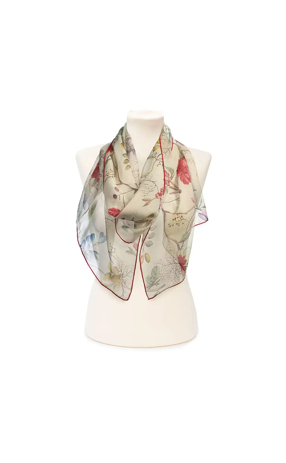 Scarves Fox and Chave Kilburn Floral Chiffon Scarf £39.00