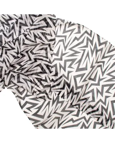 Scarves Fox and Chave Deco Zig Zag Silk Chiffon Scarf £39.00