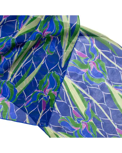 Scarves Fox and Chave Iris Silk Chiffon Scarf £31.00