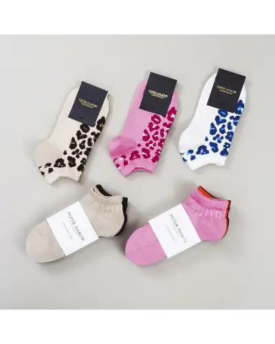 Women PEPER HAROW 4 Pack Essential Womens Trainer Socks - Stone £28.00