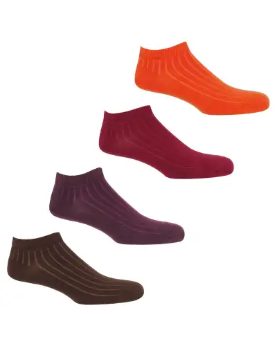 Men PEPER HAROW 4 Pack Essential Mens Trainer Socks - Sunset £33.00