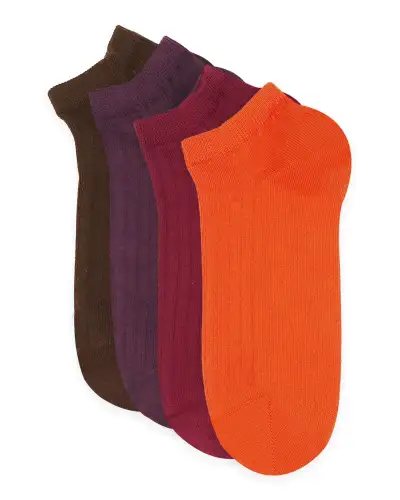 Men PEPER HAROW 4 Pack Essential Mens Trainer Socks - Sunset £33.00