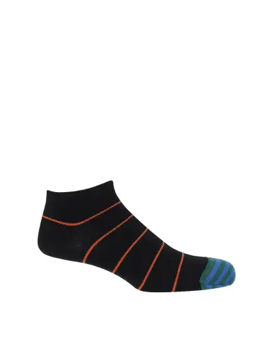 Men PEPER HAROW Thin Stripe Mens Trainer Socks - Black £13.00