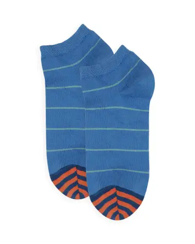 Men PEPER HAROW Thin Stripe Mens Trainer Socks - Blue £13.00