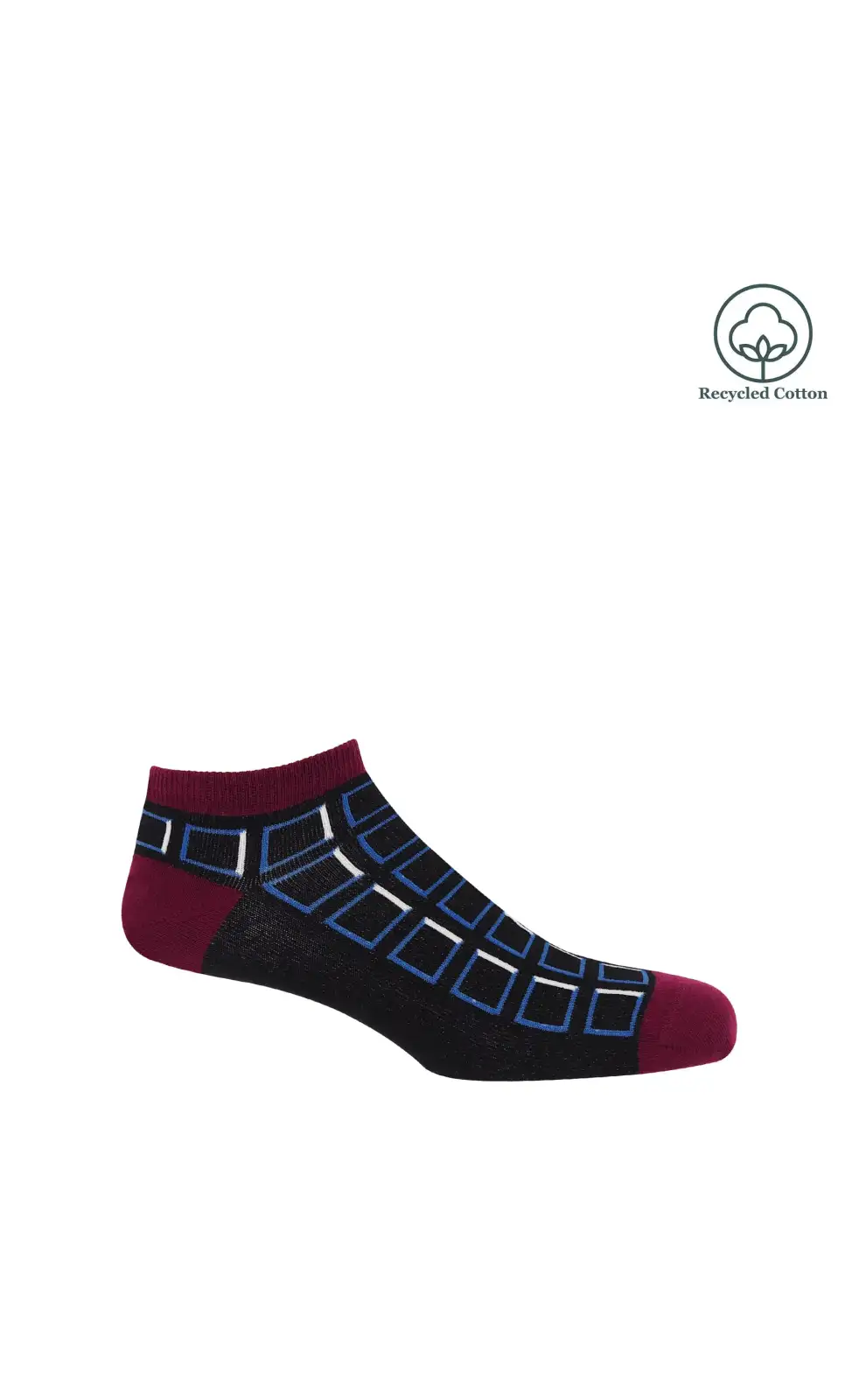 Men PEPER HAROW Cube Mens Trainer Socks - Black £12.00