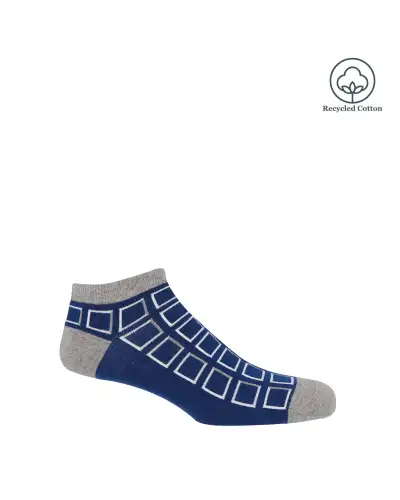 Men PEPER HAROW Cube Mens Trainer Socks - Blue £12.00