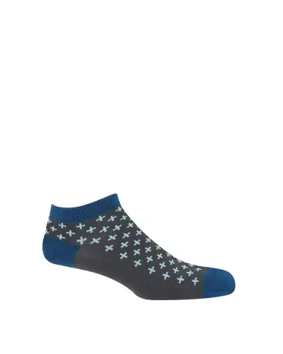 Men PEPER HAROW Crosslet Mens Trainer Socks - Grey £13.00