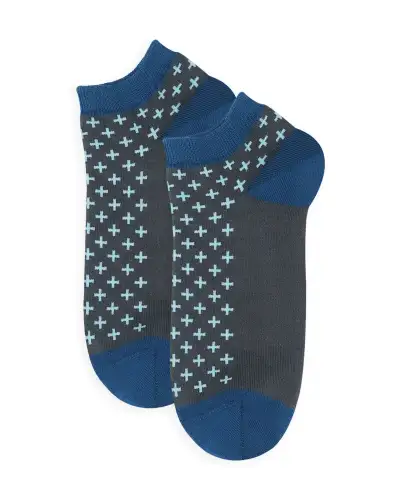 Men PEPER HAROW Crosslet Mens Trainer Socks - Grey £13.00