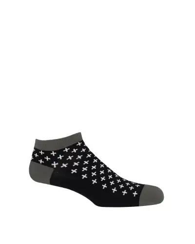 Men PEPER HAROW Crosslet Mens Trainer Socks - Black £13.00