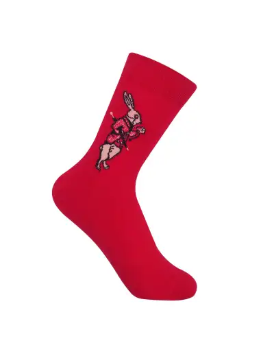 Women PEPER HAROW Alices Adventures In Wonderland Womens Socks - White Rabbit £15.00