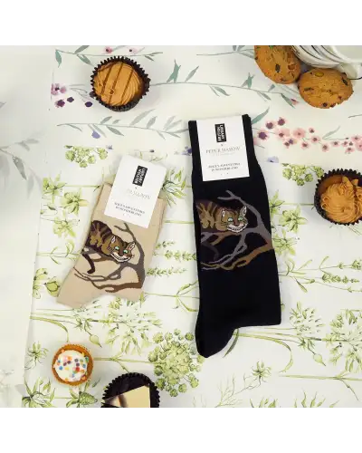 Women PEPER HAROW Alices Adventures In Wonderland Womens Socks - Cheshire Cat £15.00