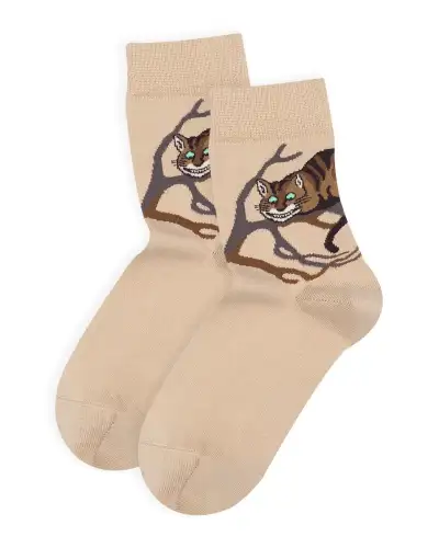 Women PEPER HAROW Alices Adventures In Wonderland Womens Socks - Cheshire Cat £15.00