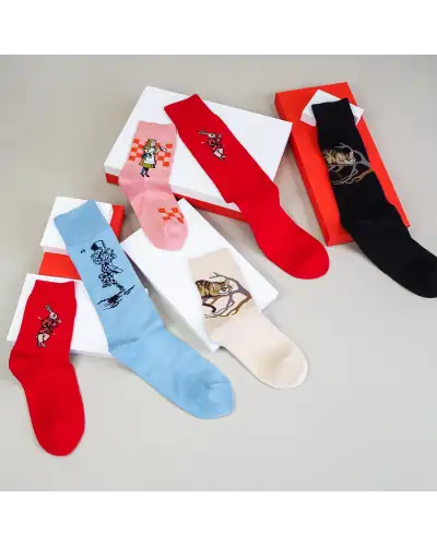 Women PEPER HAROW Alices Adventures In Wonderland Womens Socks - Alice £15.00