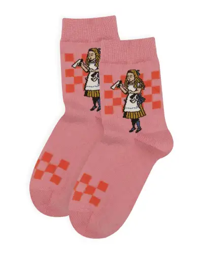 Women PEPER HAROW Alices Adventures In Wonderland Womens Socks - Alice £15.00