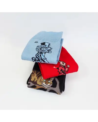 Men PEPER HAROW Alices Adventures In Wonderland Mens Socks - White Rabbit £16.00