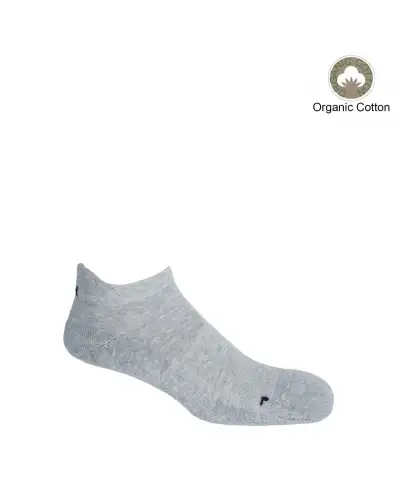 Sport PEPER HAROW MenS Organic Trainer Sports Sock 3 Pack - Orange Grey And Blue £41.00